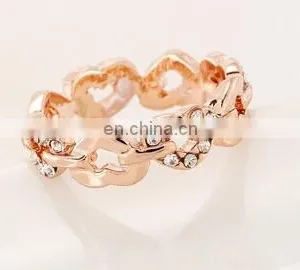 Elegant AAA CZ Diamond Heart Alloy Rings for Women Wedding Engagement Vintage Ring Zirconia Bijoux High Quality Alloy Ring thumbnail-6