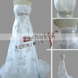 EB701 Lace Hand Ruffle Bridal Gown Wedding Dress thumbnail-1