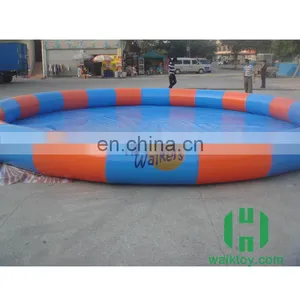 HI Round Blue & Red Inflatable Swimming Pool, Commercial Inflatable Pool for Water Walking Ball,Bumper Boat thumbnail-5