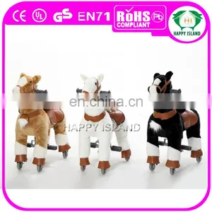 HI Hot Sale Galloping Black Mechanical Horse Toys thumbnail-1