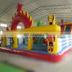Bouncy Amusement Robot Park Inflatable City Playground for Kids thumbnail-1