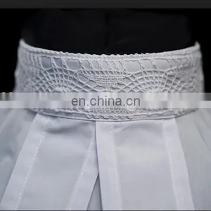 UK Style White Barrister Collarette thumbnail-2