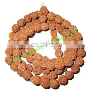 Rudraksha Beads String (mala) 4 Mukhi (four Face), Size: 10mm thumbnail-1