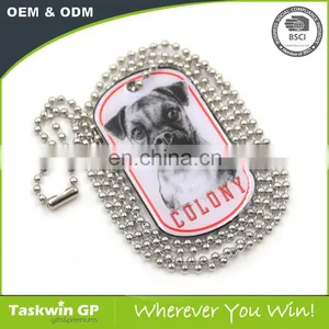 Low Price Custom Metal Male Couple Aluminum Antique 3D Dog Tag thumbnail-5