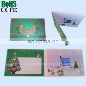 Customized 2.4'' 2.8'' 4.3'' 5'' 7'' 10'' Lcd Digital Wedding Video Card thumbnail-2