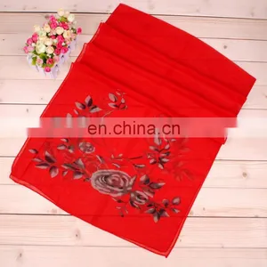 2015 Wholesale Hot Lady Fashion Printed Chiffon Scarf thumbnail-4