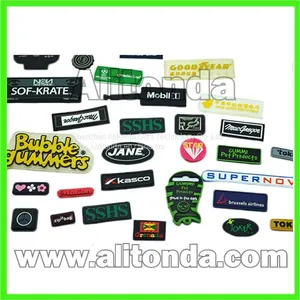 Custom High Quality Cheap Soft Silicone Apparel Clothing Bags Badges and Patches thumbnail-3