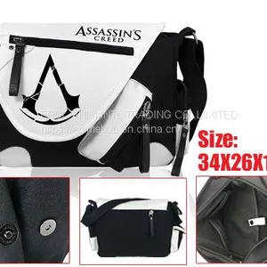 Assassins Creed Game Canvas Satchel/Shoulder Bag,anime Bags thumbnail-1