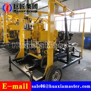 XYX-130 Portable Wheel Type Rock Core Drilling Rig Exploration Drilling Machine thumbnail-5