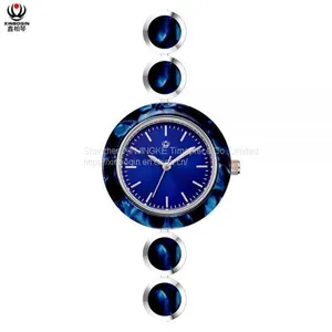 XINBOQIN Supplier Chinese Wholesale Original Promotional Luxury Quartz Acetate Women's Watch thumbnail-2