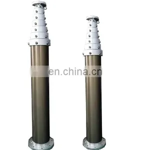 Vehicle Mounted Aluminum Alloy Portable Mobile Military Pneumatic Telescopic Mast thumbnail-2
