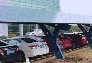Cantilever Solar Carport Solar Panel Carport Roof Aluminum Alloy thumbnail-3