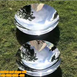 Stainless Steel Laser Silhouette Spherical Furnace Stainless Steel Garden Sculpture thumbnail-2