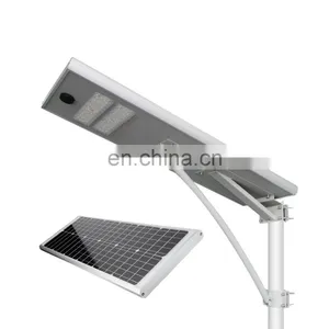 China ISO CB Faner Manunafcturer Outdoor 30W 40W 50W 60W 90W 100w 150W All in One Led Solar Street Light thumbnail-1