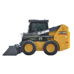 Top XCMG Wheel Loader XT760 Mini Skid Steer Loader Good Price thumbnail-1