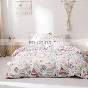 Boho Flat Sheet 3D 100% Polyester Printing Bedsheet Set Duvet Cover Set With Artwork thumbnail-5