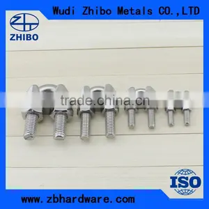 AISI316 AISI304 Stainless Steel DIN741 US/JIS Type Adjustable Wire Rope Clips M2-M32 thumbnail-6