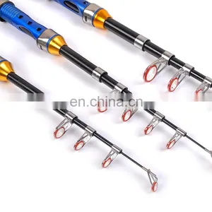 Hot Sale High Quality Ice Fishing Rod 1-2.3m Mini Telescopic Rod Fiber Glass Fishing/ Fishing Rod thumbnail-1