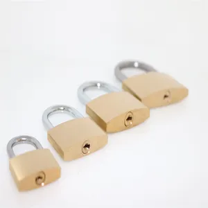20-70mm China Good Quality Cheap Safety Anti Cut Waterproof Heavy Duty Brass Padlock thumbnail-5