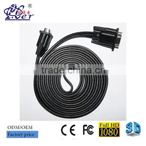 High Speed 15pin Male to Male Flat Vga Cable 8m, Computer Monitors Cable Supplier's Choice thumbnail-1
