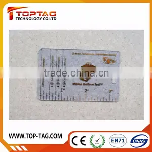 Standard Transparent Business Pvc Card With Embosed Number / Picture / Logo thumbnail-1