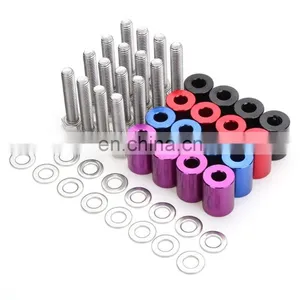 Universal Aluminum 6mm for Billet Hood Riser Kits Turbo Engine Motor Swap Spacer Riser thumbnail-4