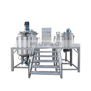 100L Hydraulic Lift Cosmetic Body Cream Lotion Shampoo Vacuum Mixer Emulsifier Ointment Mixer thumbnail-1