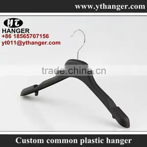 IMY-478 Black Deluxe Plastic Bridal Hanger With Logo thumbnail-1