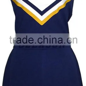 Sexy Custom Sublimation Cheap Colorful Crop Top Sleeveless Cheerleading Uniforms thumbnail-4