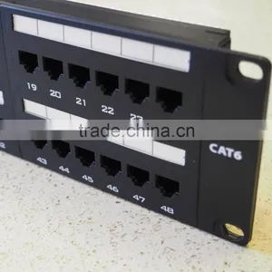 CAT.6 48 Port UTP Dual IDC Patch Panel With Cable Management thumbnail-5