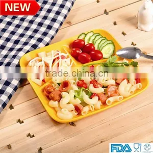FDA Kitchen Ware 3 Divided 9"silicone Dinner Plate Sushi Plate thumbnail-3
