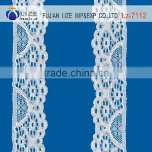 Superior Scalloped Lace Trimmings Embroidered Lace Trim Lace for Bridal Dress Border Saree thumbnail-1