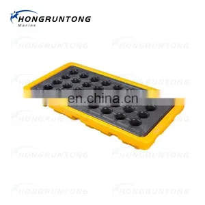 Factory Price Wholesale 2 Drum Spill Containment Pallet With Drain EPA 40 CFR 264.175 thumbnail-3
