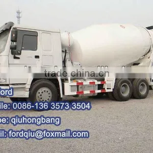 Sinotruk 12T Truck Mounted Concrete Mixer 0086-13635733504 thumbnail-1