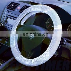 All Weather Disposable Car Travel Seat Cover Cushion Steering Wheel Cover Foot Pad Gear Lever Handbrake Cover for Car Wash Shop thumbnail-1