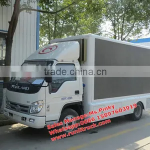 P10 Outdoor Full Color LED Display on Led Mobile Advertising Trucks for Outdoor Advertising, Media, Shows, Activities RGB Displa thumbnail-1