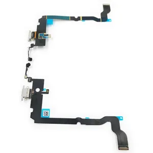 For IPhone Xs Max USB Charger Sub Board Connector Port Dock Charging Flex Cable Bottom Mic Replacement thumbnail-3