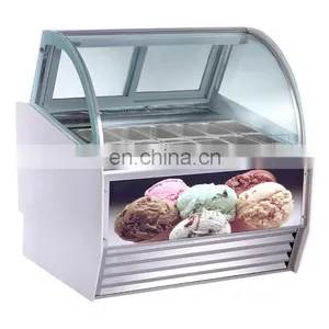 Hot Sale Ice Cream Display Case Freezers Price Commercial Ice Cream Display Cabinet thumbnail-1