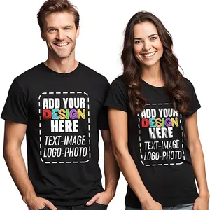Custom Shirt Unisex Personalized Add Your Image T-Shirt Add Your Text Photo Front/Back Print thumbnail-1