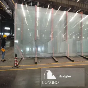 8-19mm Jumbo Size Clear Tinted Float Piece Glass for Building thumbnail-1
