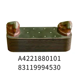 High Quality Aluminum Oil Cooler for Mercedes Benz ACTROS 1831 5411880201 5411880601 thumbnail-2