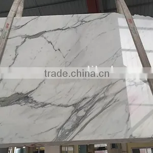 Popular Stone Product Natural Polished Italy White Marble Tiles thumbnail-5