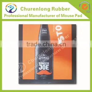 2016 New Products Soft Non-woven Fabric Nitrile Rubber Beer Bar Mat With Logos/Printed Custom RUbber Bar Mat thumbnail-3