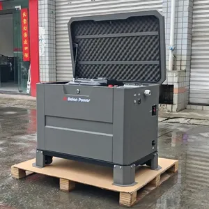 Industrial Household 7KW Silent Multi-fuel Generator Gasoline CNG LNG Natural Gas Backup Power Supply thumbnail-1