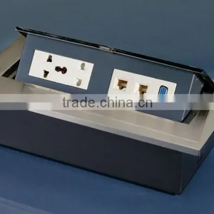 Conference System Multimedia Desktop Power Data Socket With USB thumbnail-1