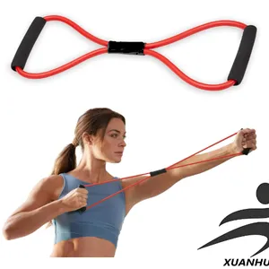 Figure 8 Resistance Band With Padded Handles Great for Stretch Exercise Fitness Training Yoga Resistance Weights Therapy Gym or Home Workout Equipment thumbnail-2