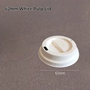 Plant Fiber Disposable Mug Bulk, Leak Proof Molded Pulp Drink Cup, Custom Logo Embossed 8oz Beverage Mug thumbnail-2