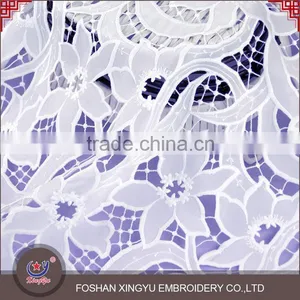 New Special Design Best Price Fashion Water Soluble Lace Fabric for Curtain/bridal Supplier's Choice thumbnail-1