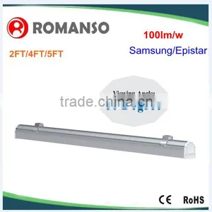 SAMSUNG 2835 High Brightness 40w 4ft T8 Led Linear Fixture Batten Fixture thumbnail-2