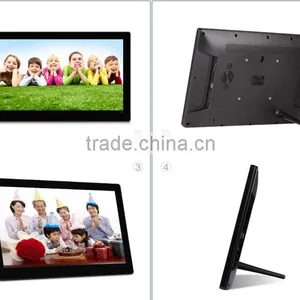 15 Inch Digital Photo Frame Advertising Kiosk Display(LCD 1920*1080,16:9, Photo, Music,1080P Video Play Back, AV In,VESA) thumbnail-2